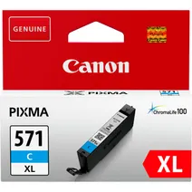 Canon CLI-571CXL High Capacity Cyan Ink Cartridge - (0332C001)