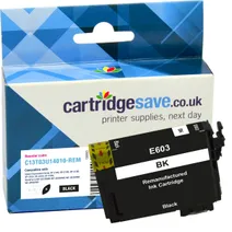 Compatible Epson 603 Black Ink Cartridge - (C13T03U14010 Starfish)