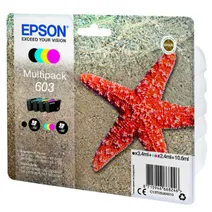 Epson 603 4 Colour Ink Cartridge Multipack - (C13T03U64010 Starfish)