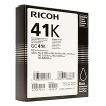 Ricoh GC41K Standard Capacity Black Gel Ink Cartridge - (405761)