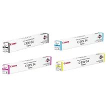 Canon C-EXV34 4 Colour Toner Cartridge Multipack