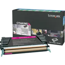 Lexmark C734A1MG Magenta Return Program Toner Cartridge - (0C734A1MG)