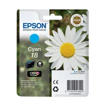 Epson 18 Cyan Ink Cartridge - (T1802 Daisy)