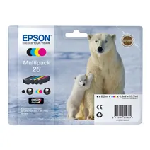 Epson 26 4 Colour Ink Cartridge Multipack - (T2616 Polar Bear)