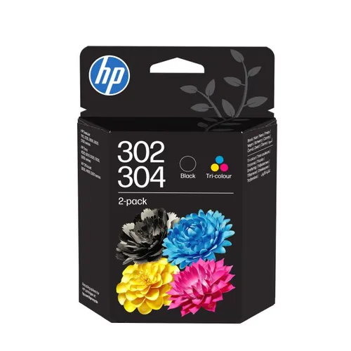 HP 302/304 Black & Tri-Colour Ink Cartridge - (B82L1AE)