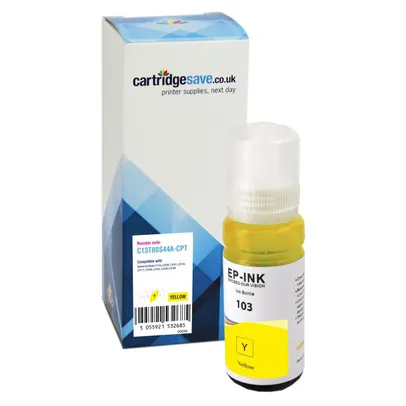 Compatible Yellow Epson 103 Ecotank Ink Bottle - (C13T00S44A)