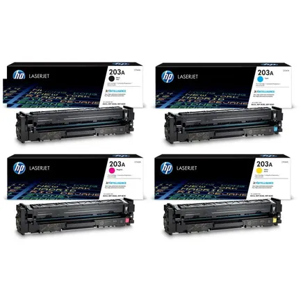HP 203A 4 Colour Toner Cartridge Multipack