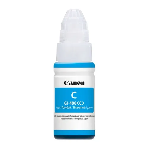 Canon GI-490C Cyan Ink Bottle - (0664C001)