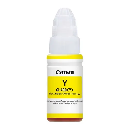 Canon GI-490Y Yellow Ink Bottle - (0666C001)