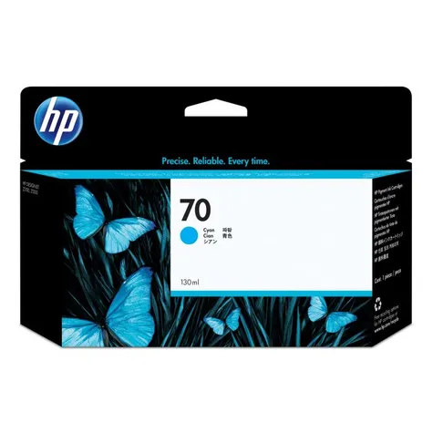 HP 70 Cyan Ink Cartridge - (C9452A)