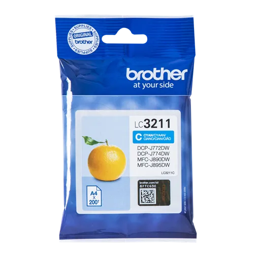 Brother LC3211C Cyan Ink Cartridge