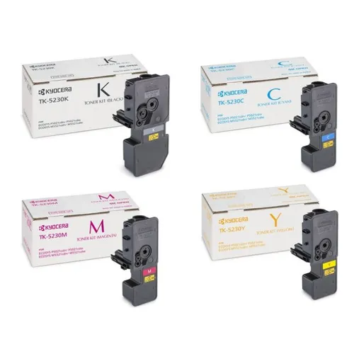 Kyocera TK-5230 High Capacity 4 Colour Toner Cartridge Multipack