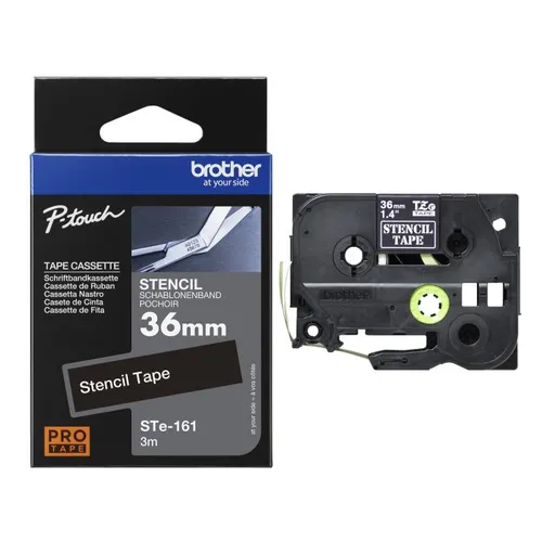 Brother STE-161 Black Stamp Stencil Cassette Adhesive Tape 36mm x 3m
