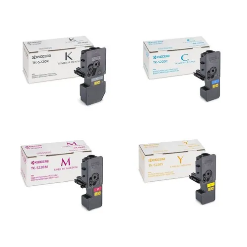 Kyocera TK-5220 4 Colour Toner Cartridge Multipack
