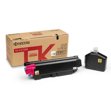 Kyocera TK-5270M Magenta Toner Cartridge - (1T02TVBNL0)