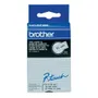 Brother TC-201 Black On White P-Touch Adhesive Labelling Tape 12mm x 7.7m