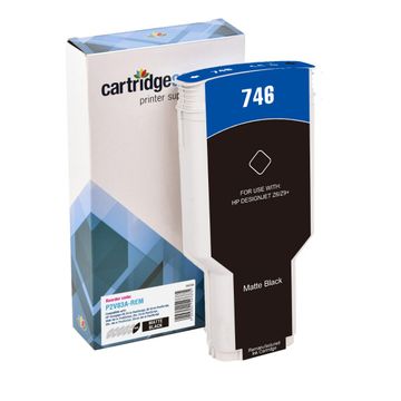 Compatible HP 746 Matte Black Ink Cartridge - (P2V83A)