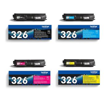 Brother TN-326 High Capacity 4 Colour Toner Cartridge Multipack