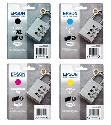 Epson 35XL multipack compatible ink cartridges BCMY - high capacity