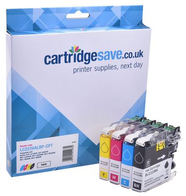 Compatible Brother LC223XL Ink Cartridge Multipack. BKx4 Cx 2/Yx1 Mx2