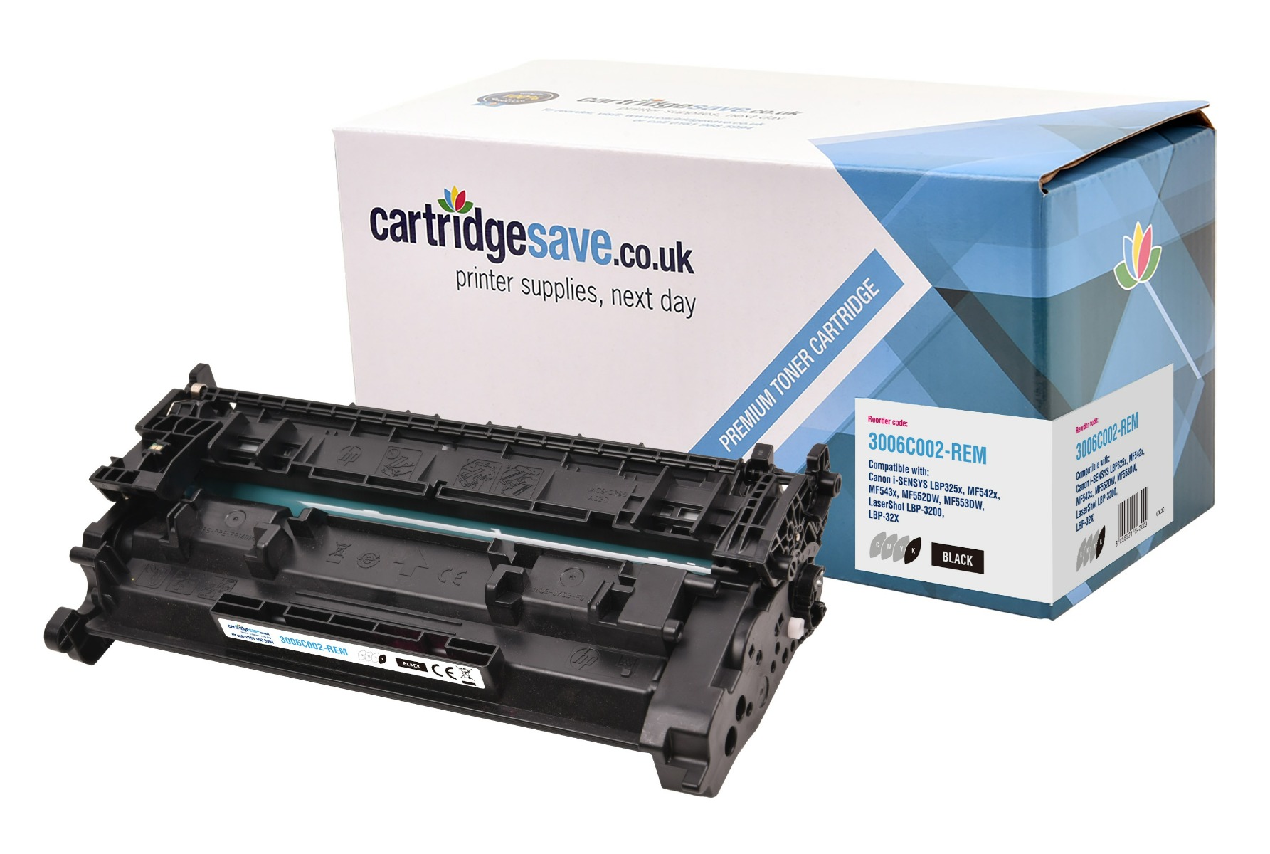 Compatible Canon 056L Black Toner Cartridge - (3006C002)