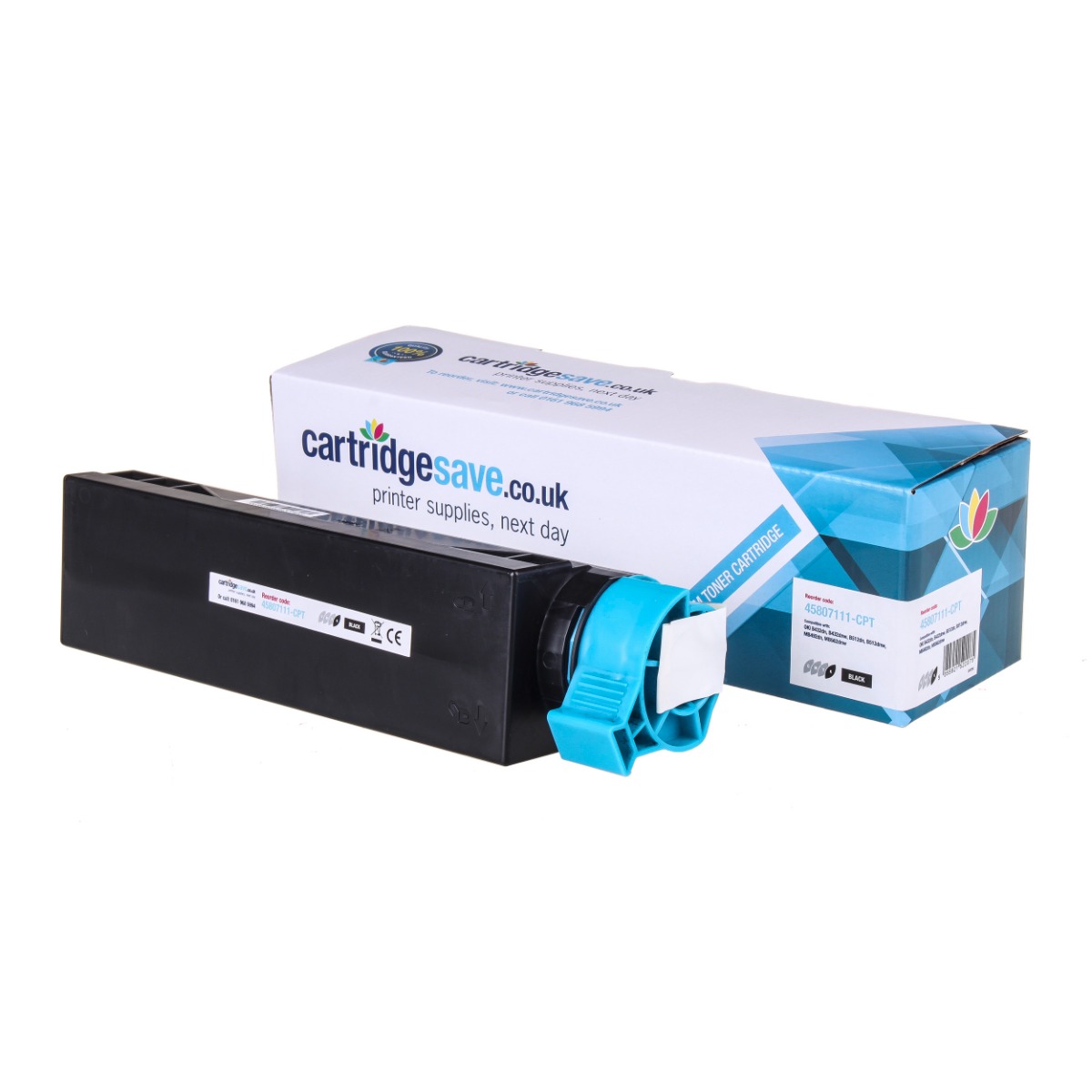 Compatible Oki 45807111 Extra High Capacity Black Toner Cartridge