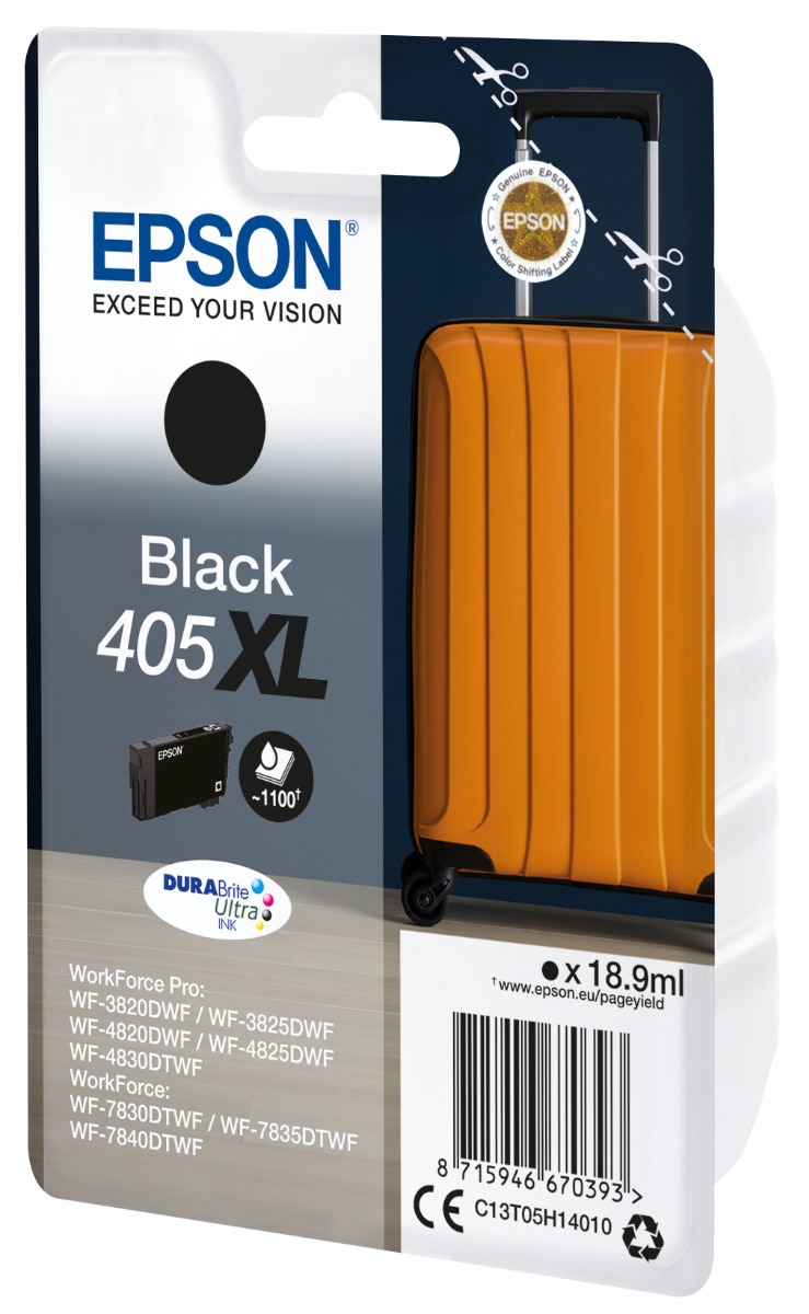 Epson 405XL High Capacity Black Ink Cartridge - (C13T05H14010)