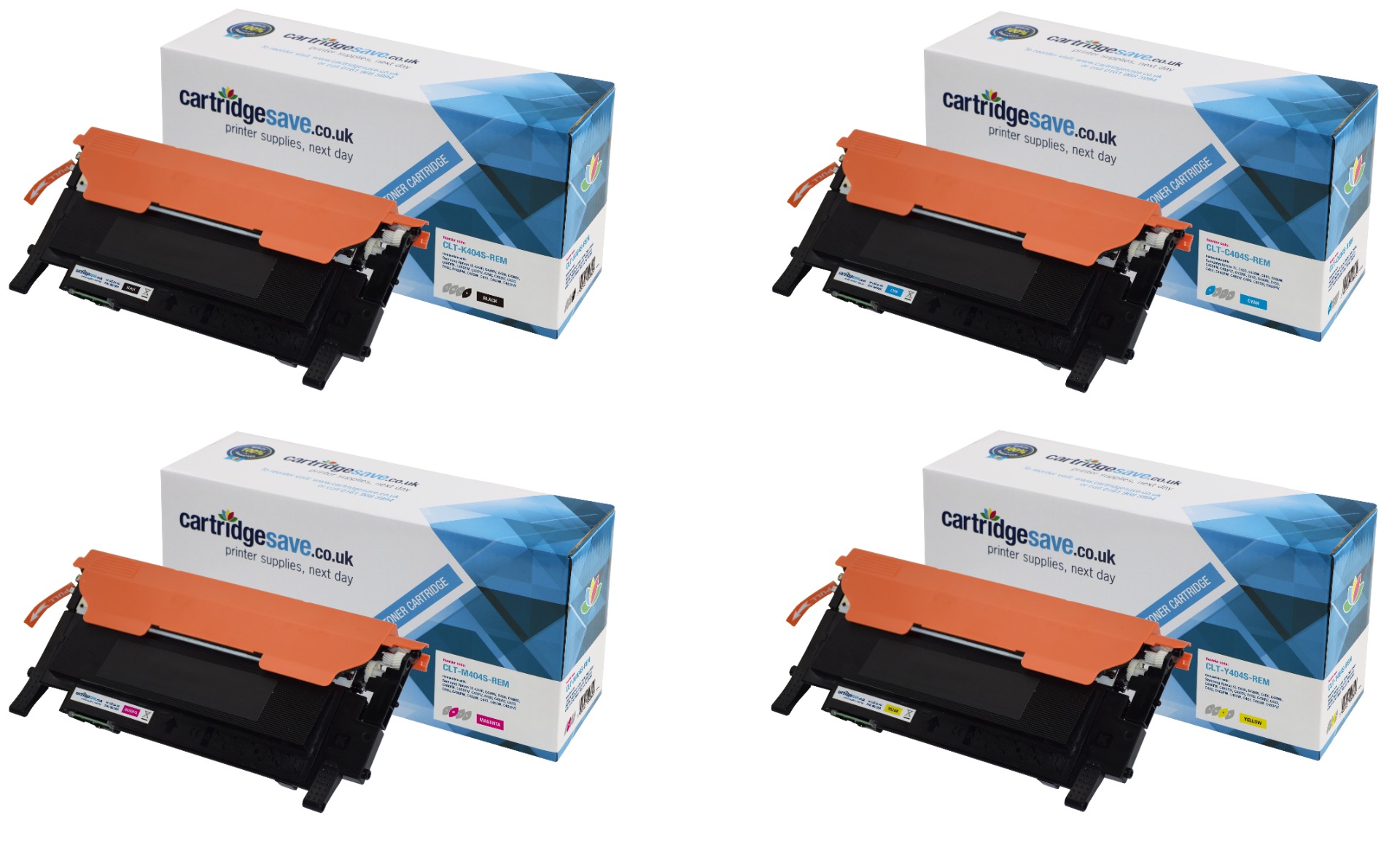 Compatible Samsung P404C 4 Colour Toner Cartridge Multipack (CLT-P404C)