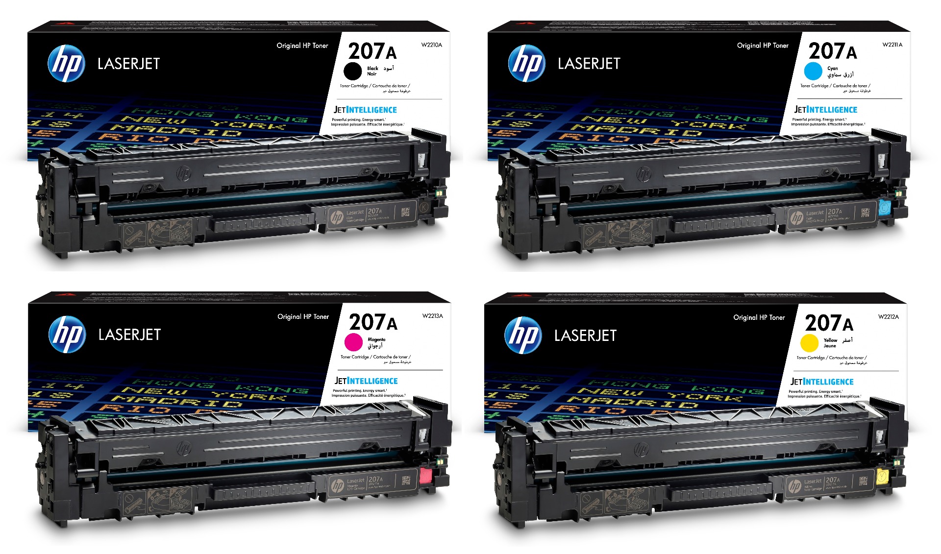 HP 207A 4 Colour Toner Cartridge Multipack