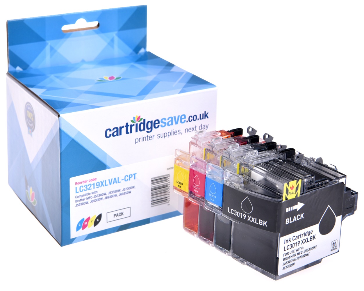 Compatible Brother LC3219XL High Capacity 4 Colour Ink Cartridge Multipack