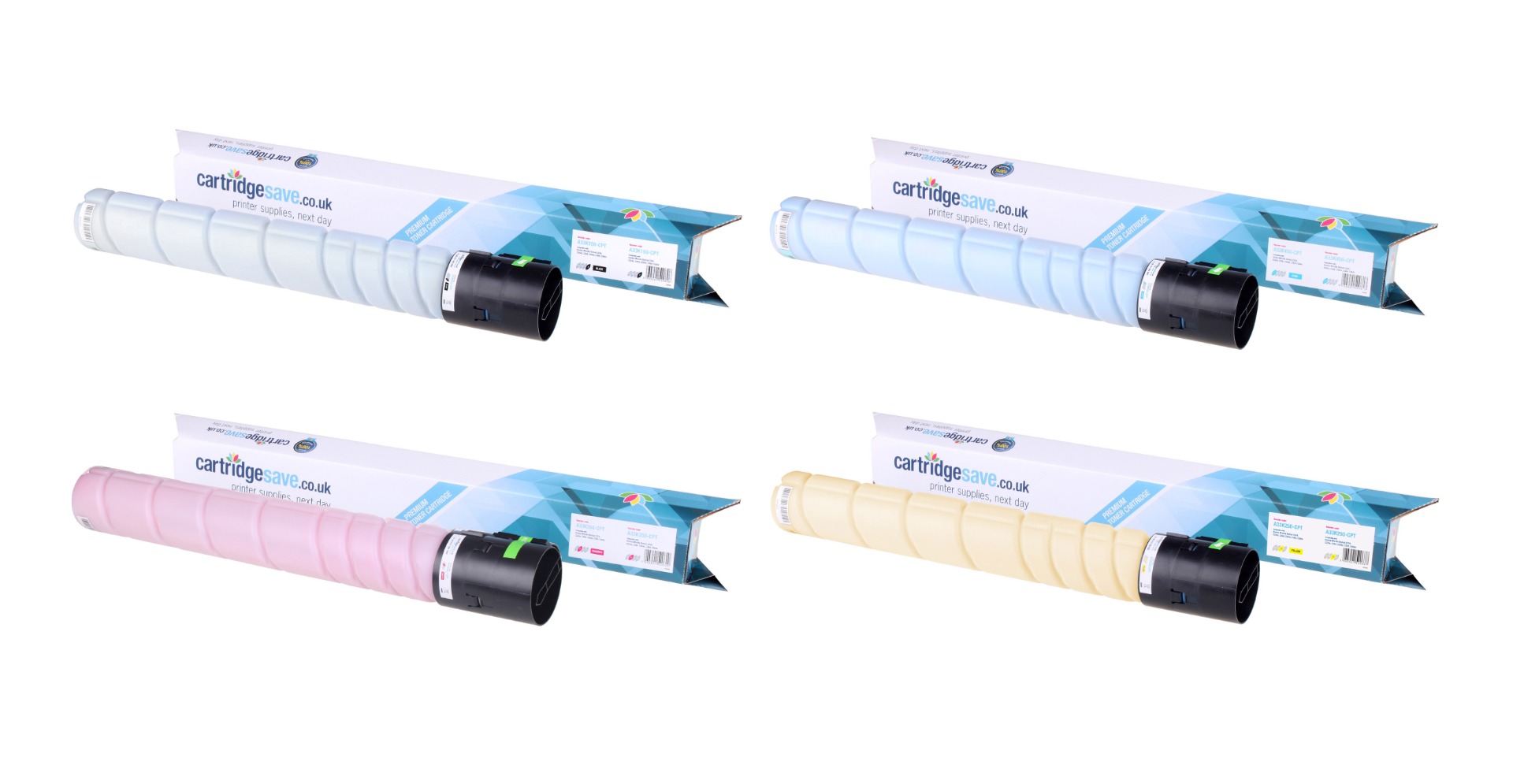 Compatible Konica Minolta TN321 4 Colour Toner Cartridge Multipack