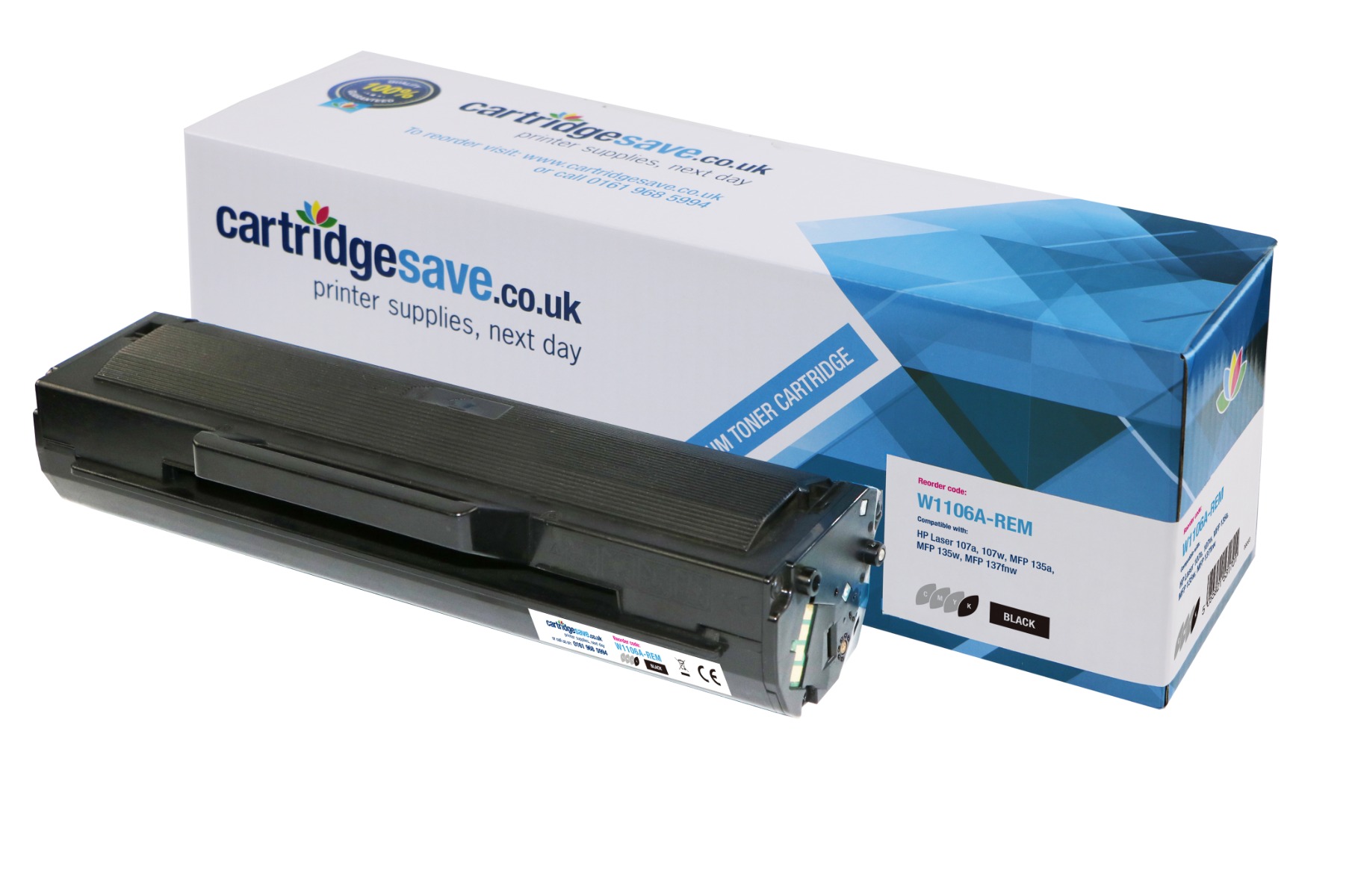 Compatible HP 106A Black Toner Cartridge - (W1106A)