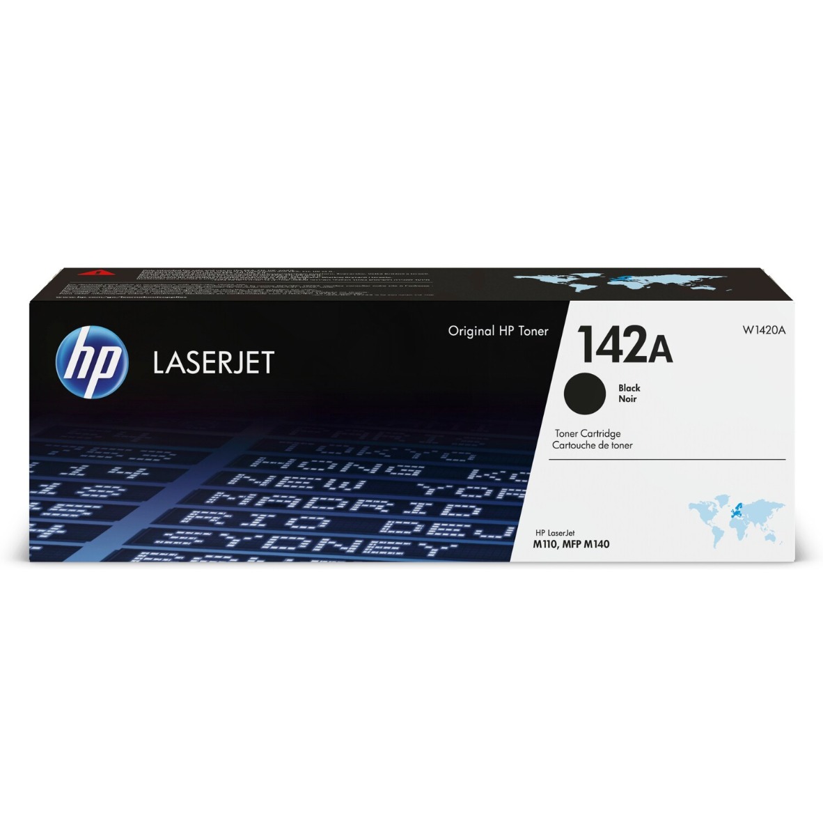 HP 142A Black Toner Cartridge - (W1420A)