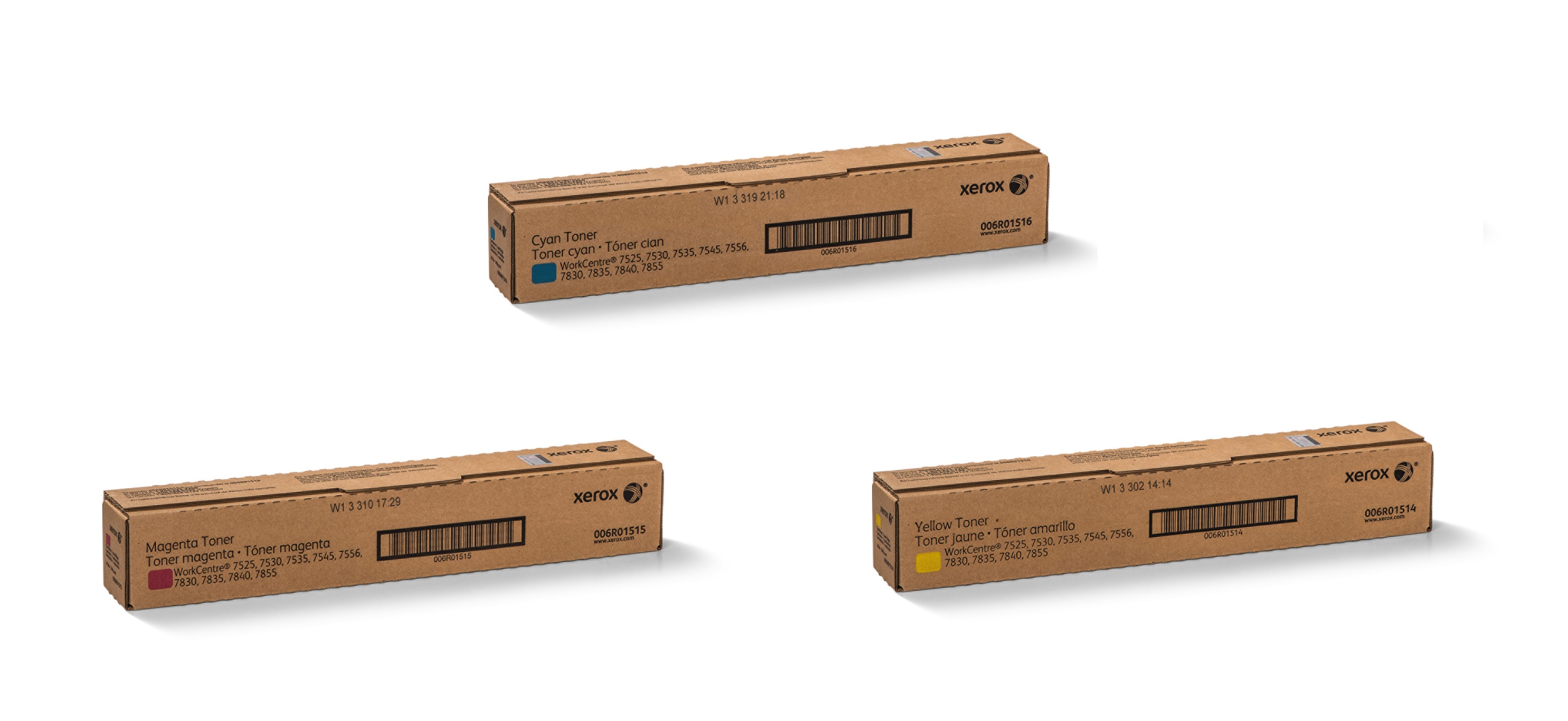 Xerox 006R0151 3 Colour Toner Cartridge Multipack
