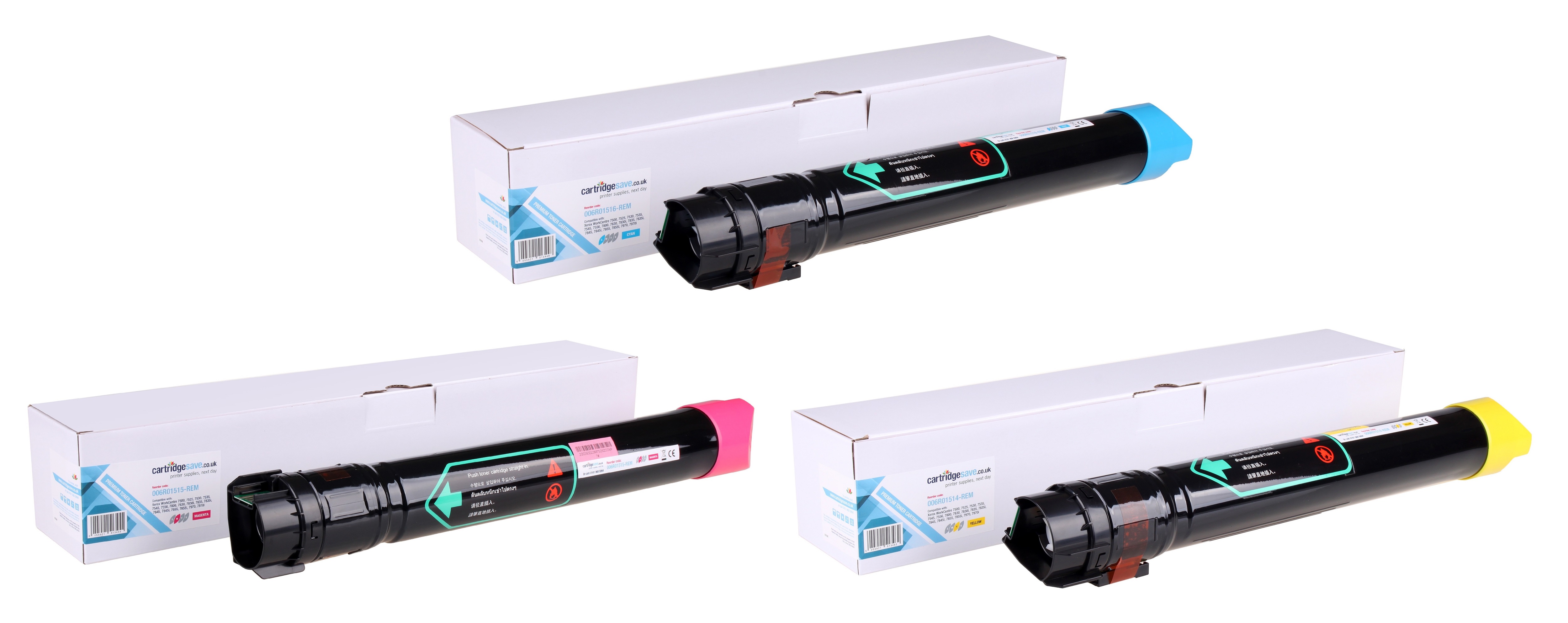 Compatible Xerox 006R0151 3 Colour Toner Cartridge Multipack