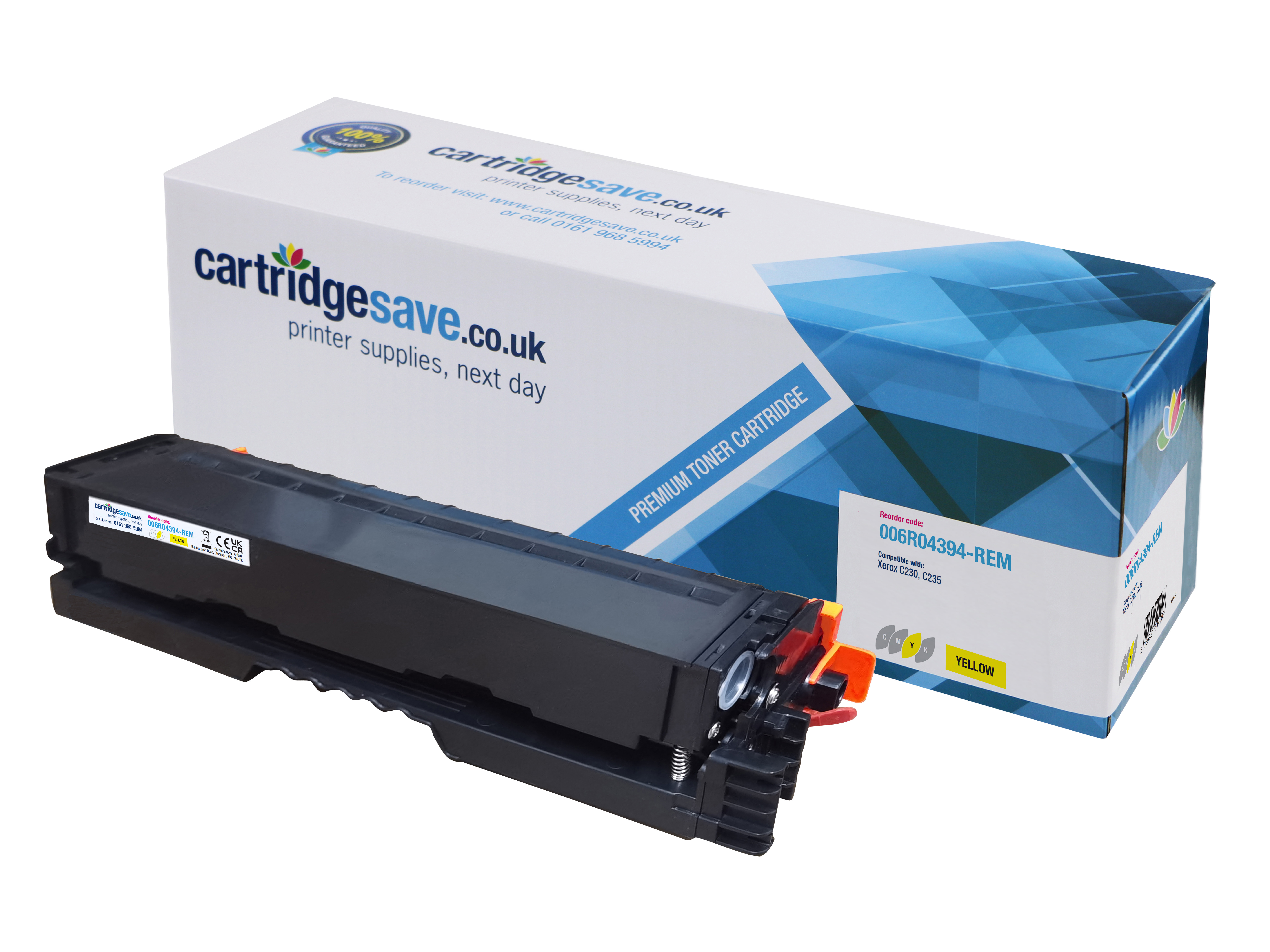 Compatible Xerox 006R04394 High Capacity Yellow Toner Cartridge