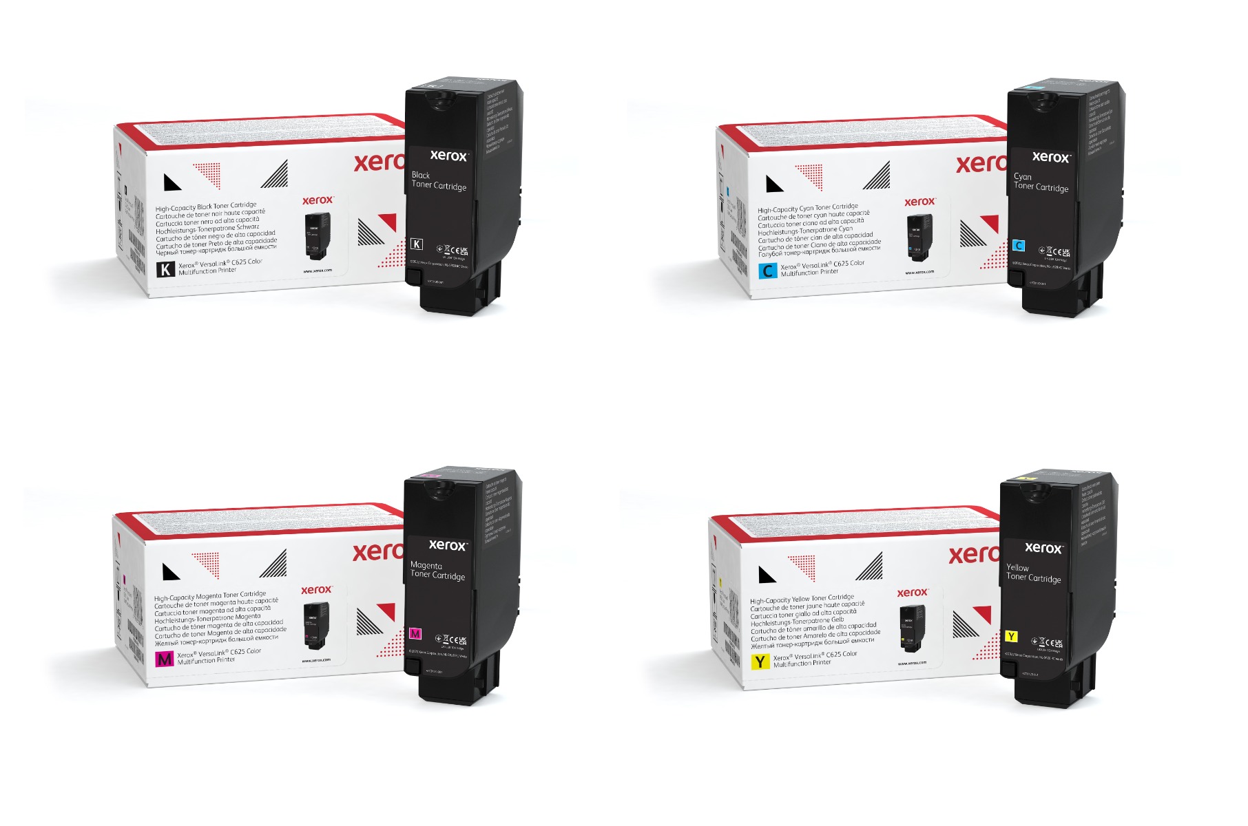 Xerox 006R0463 High Capacity 4 Colour Toner Cartridge Multipack