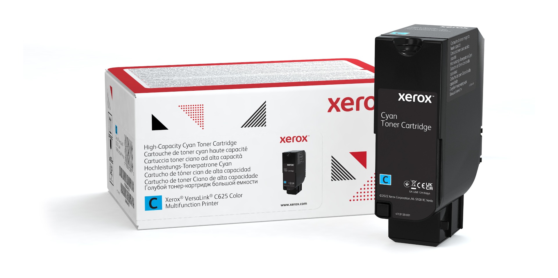 Xerox 006R04637 High Capacity Cyan Toner Cartridge