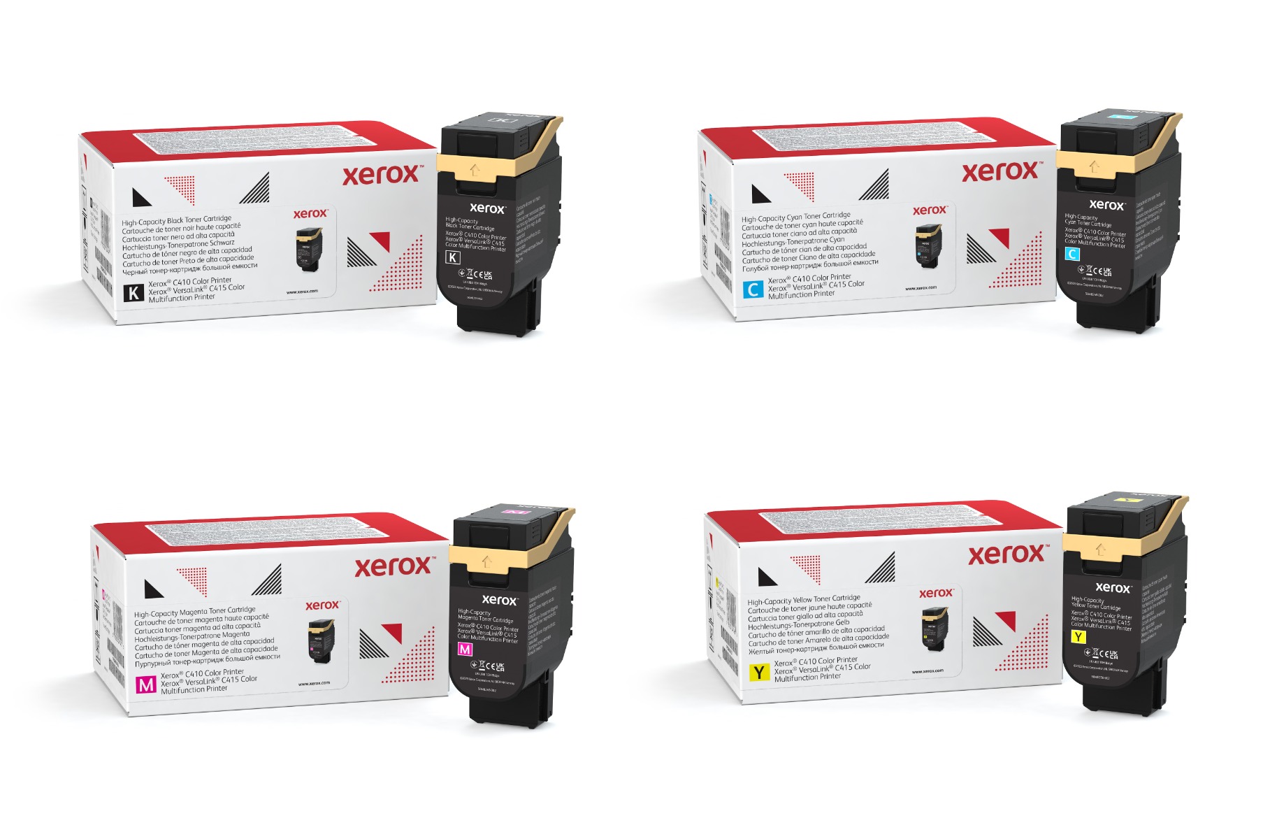 Xerox 006R0468 High Capacity 4 Colour Toner Cartridge Multipack