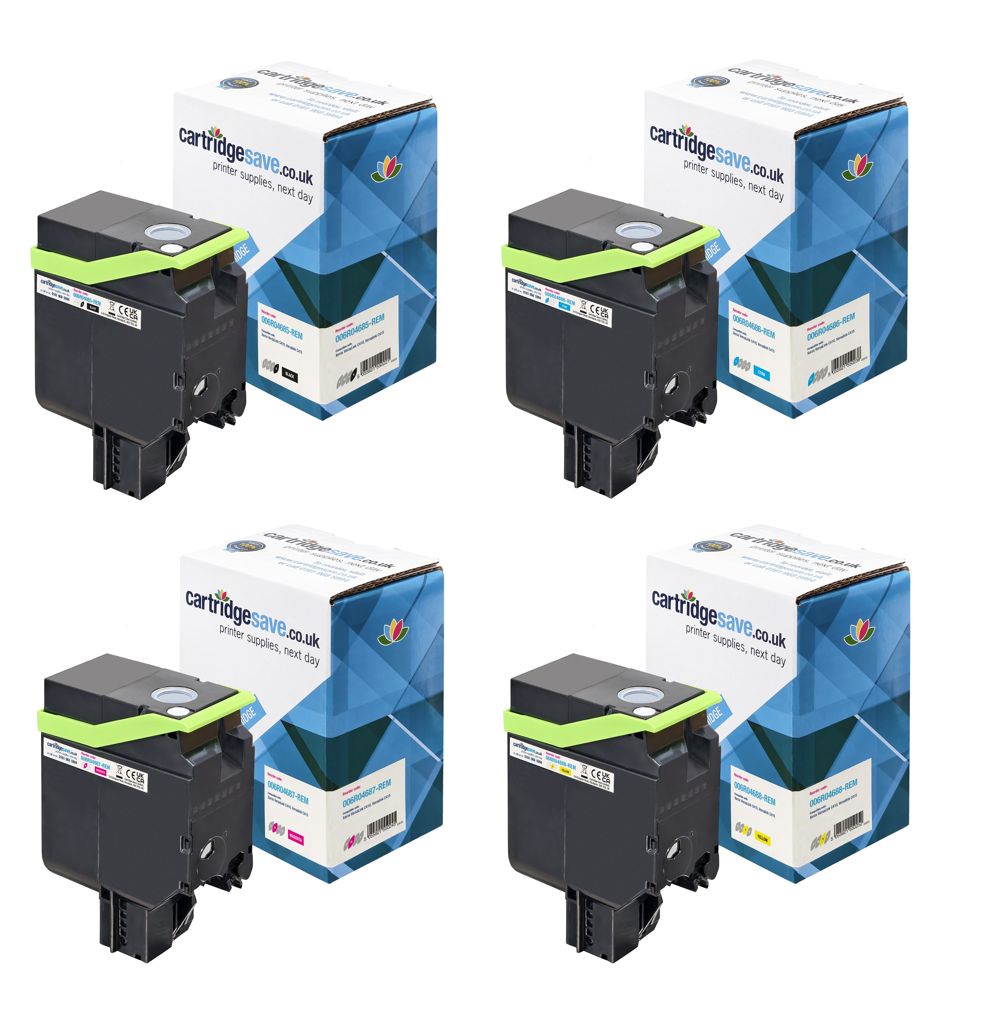 Compatible Xerox 006R0468 High Capacity 4 Colour Toner Cartridge Multipack