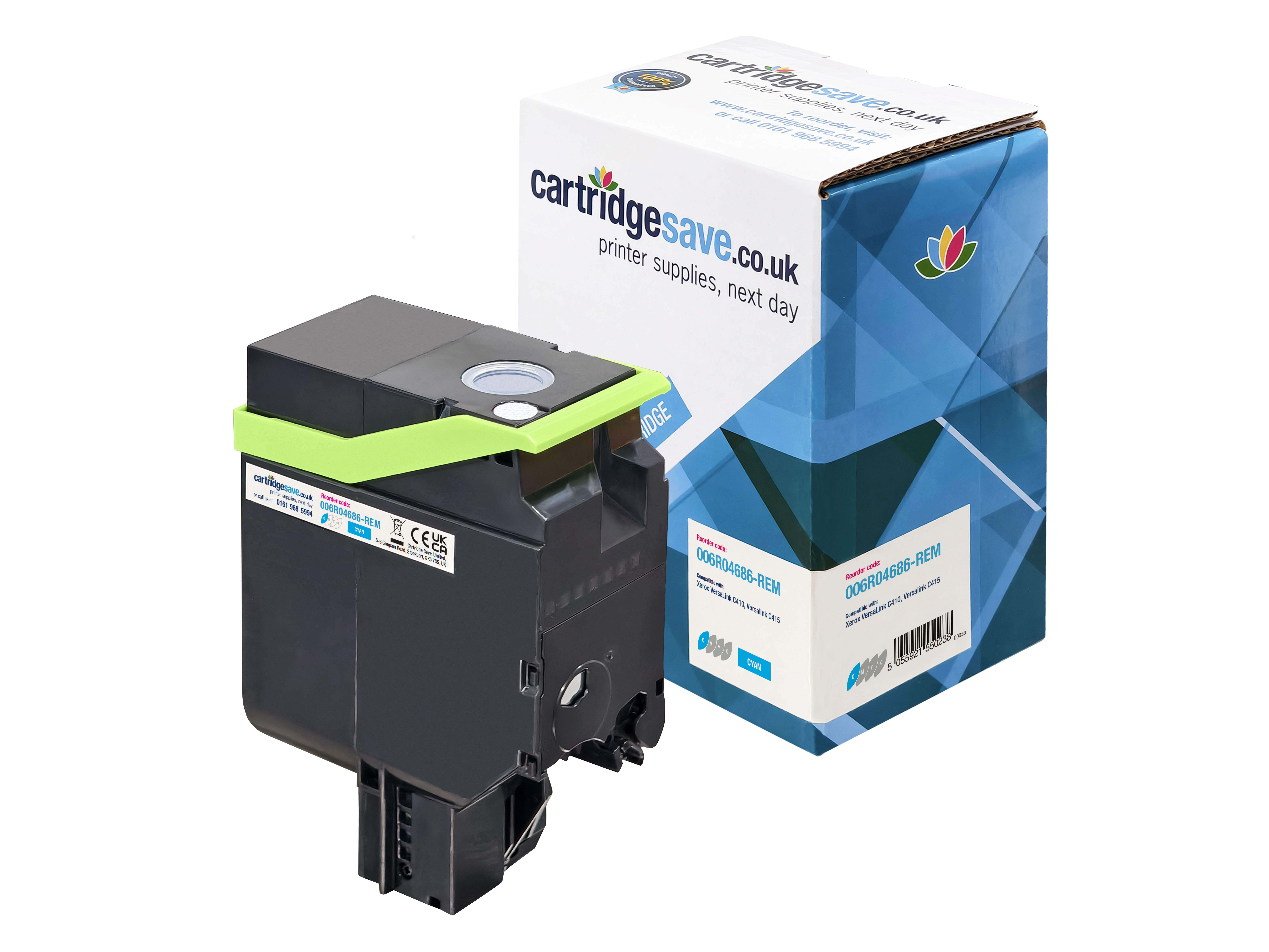 Compatible Xerox 006R04686 High Capacity Cyan Toner Cartridge