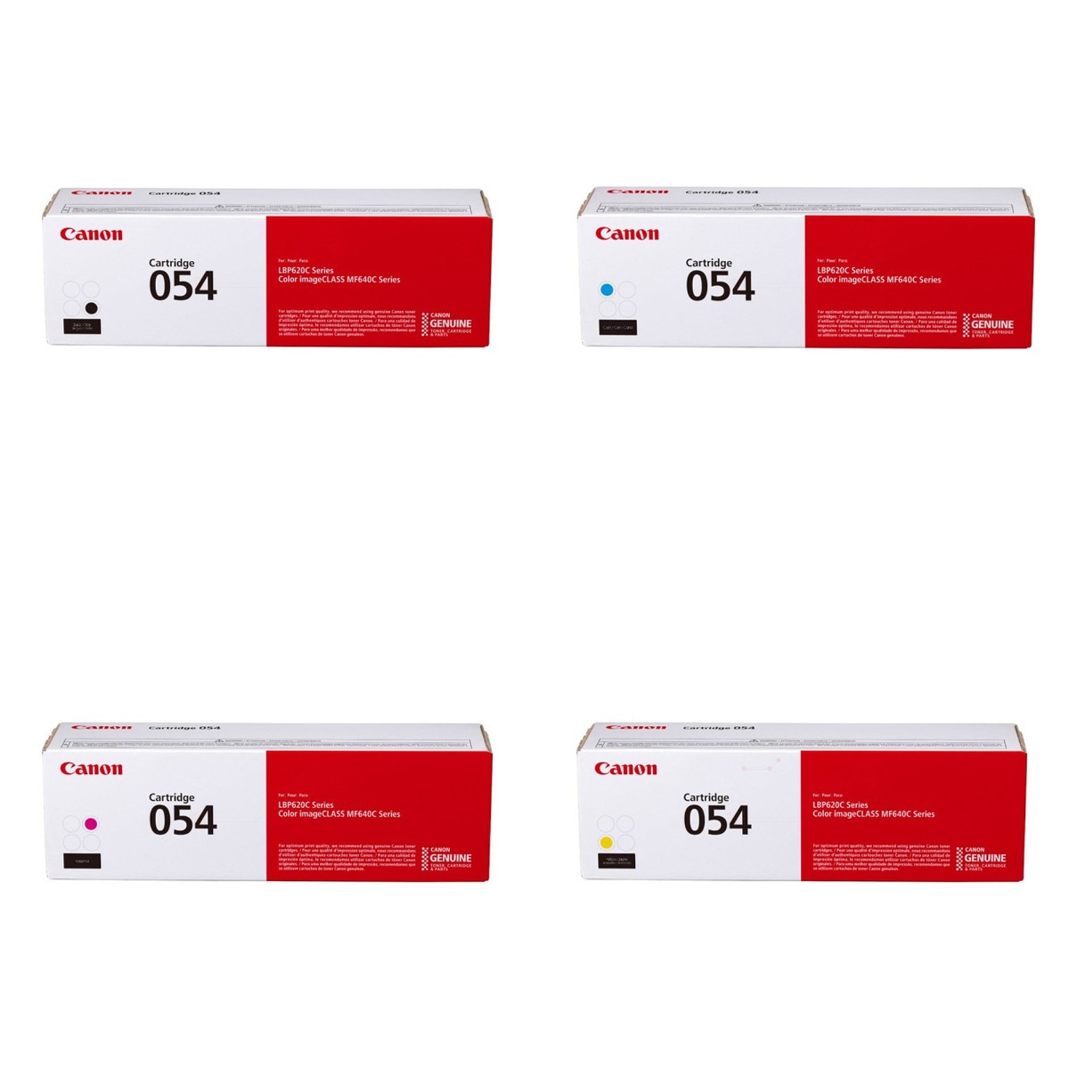 Canon 054 4 Colour Toner Cartridge Multipack