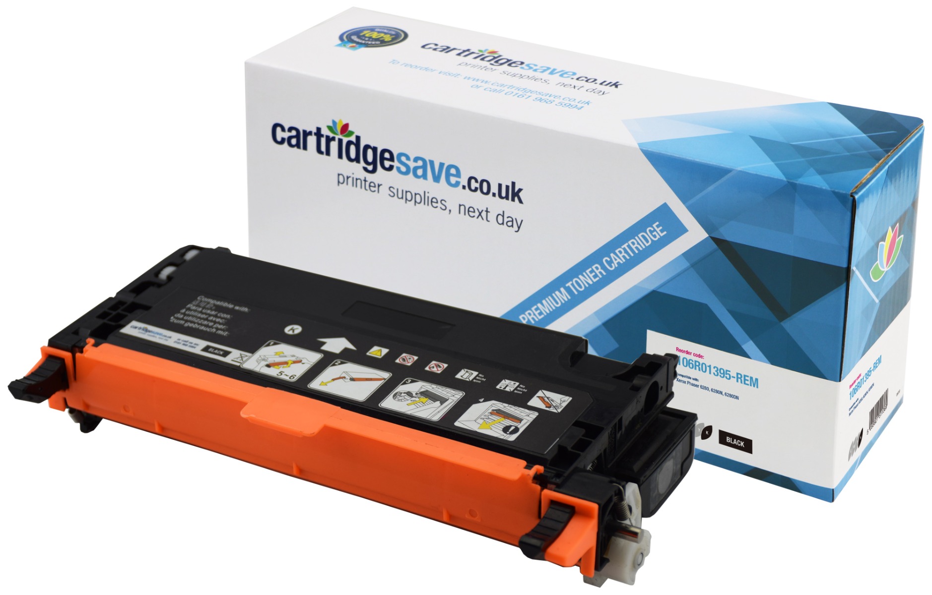 Compatible Xerox 106R01395 High Capacity Black Toner Cartridge