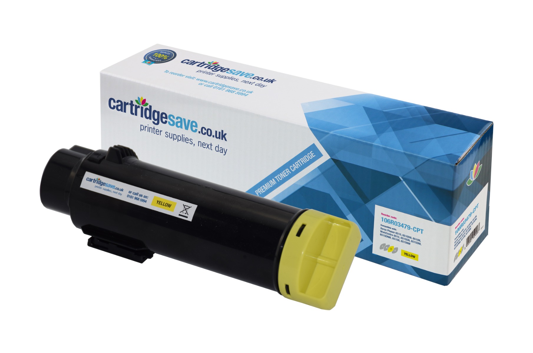 Compatible Xerox 106R03479 Yellow High Capacity Toner Cartridge