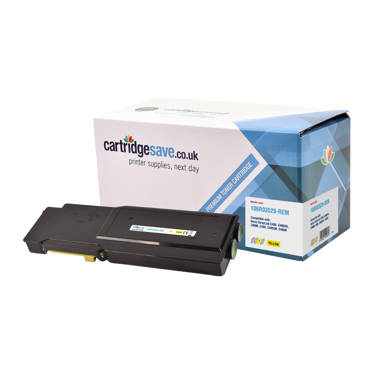 Compatible Xerox 106R03529 Extra High Capacity Yellow Toner Cartridge