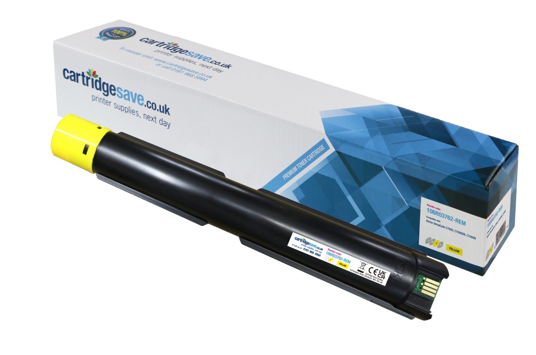 Compatible Xerox 106R03762 Yellow Toner Cartridge