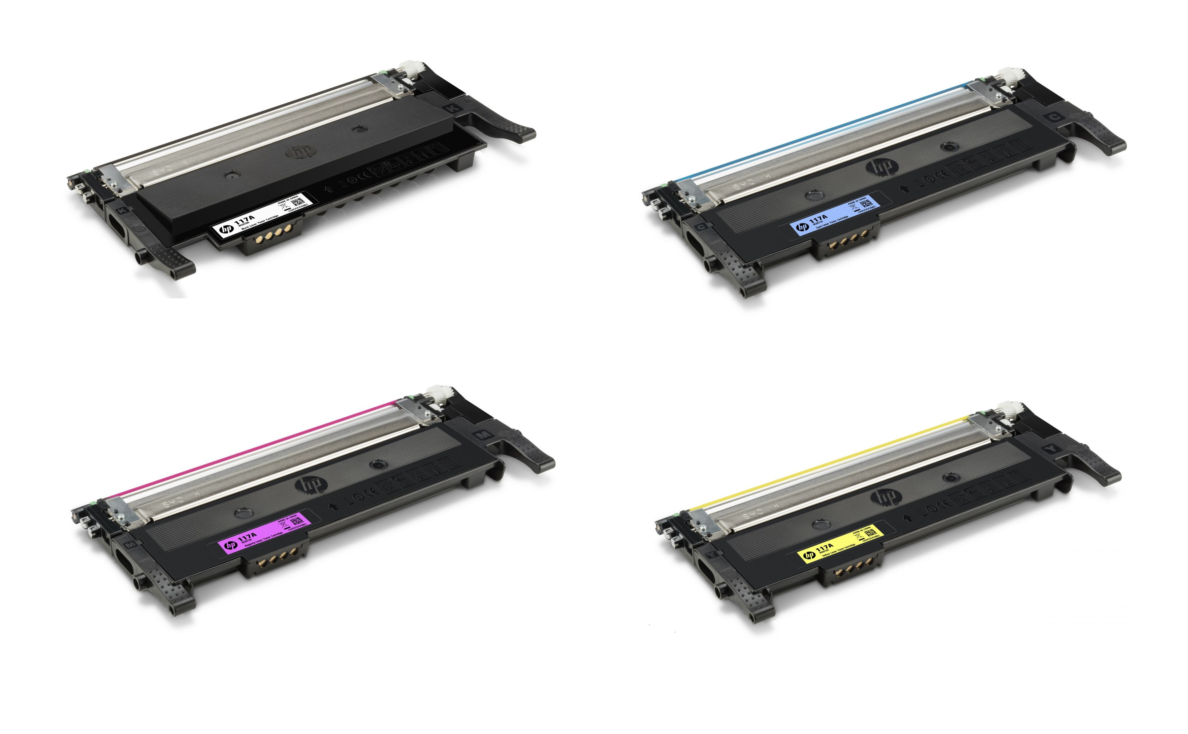 HP 117A 4 Colour Toner Cartridge Multipack