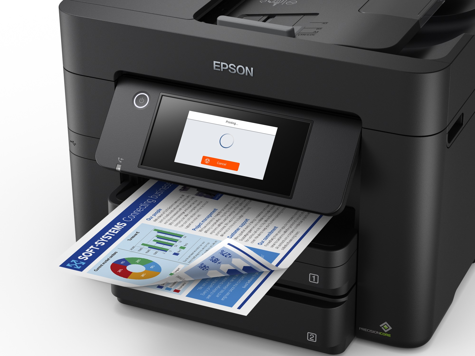 Epson WorkForce Pro WF-4830DTWF Colour Inkjet Printer