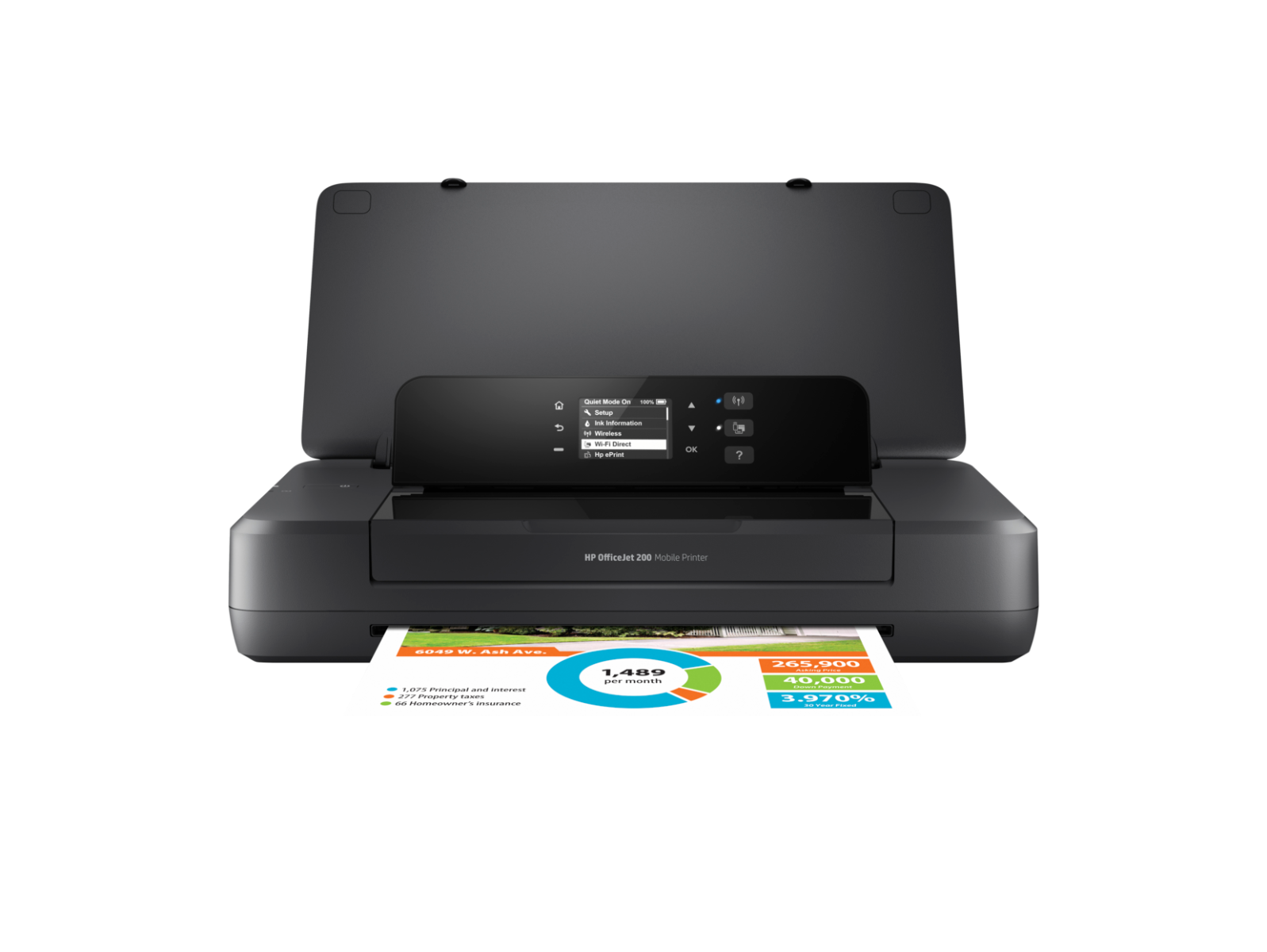HP OfficeJet 200 Mobile Thermal Inkjet Colour Printer