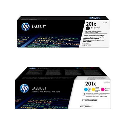 HP 201X High Capacity 4 Colour Toner Cartridge Multipack